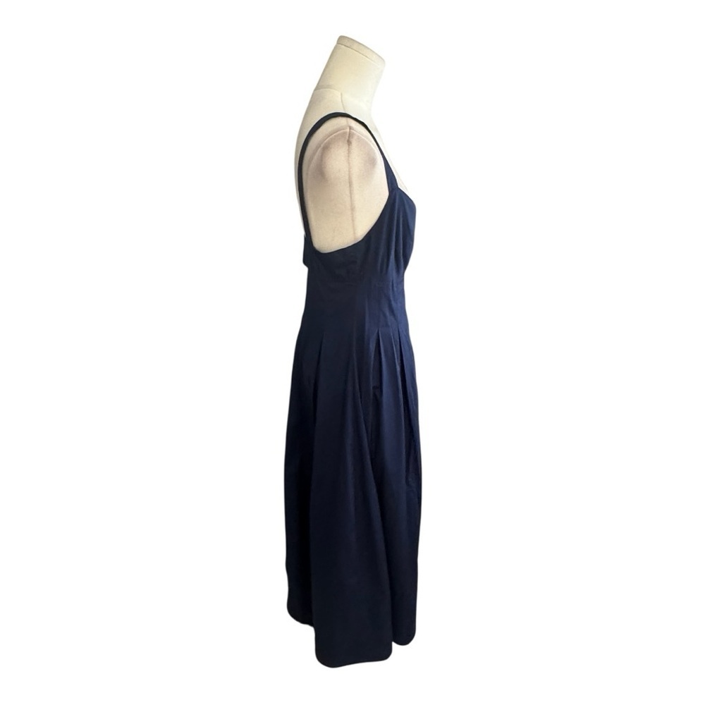 Jason Wu Navy Blue Midi Maxi Dress Sleeveless S Sundress Sun Vacation Nautical - Picture 3 of 6